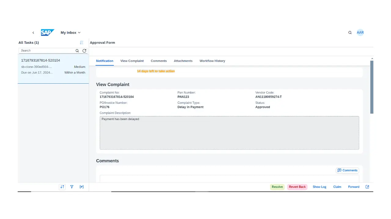 Supplier Ticketing — grievance management on Ariba Network